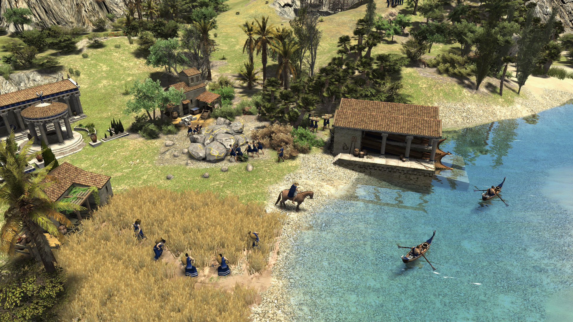 0 A.D. Alpha 25: Yaunā - Farm and Harbour